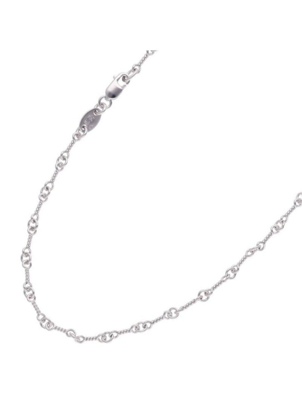 Chrome Hearts Neckchain Twist Chain White Gold Necklace